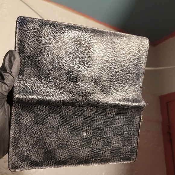 Louis Vuitton Damier Graphite Canvas Brazza Wallet Authentic Unisex - Picture 7 of 12